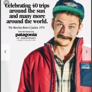 Patagonia RARE retro 40th anni mesclun jacket